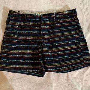 Merona navy multicolor patterned shorts - Women’s Size 6